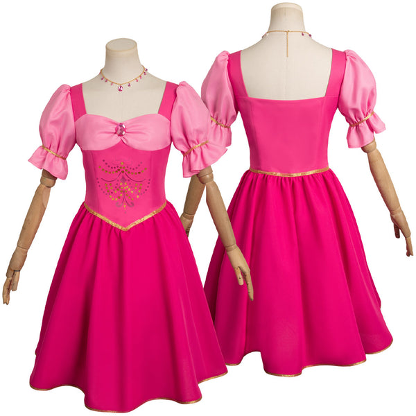 2023 Movie Doll and the Three Musketeers Corinne Pink Dress Outfits Halloween Party Carnival Cosplay Costume