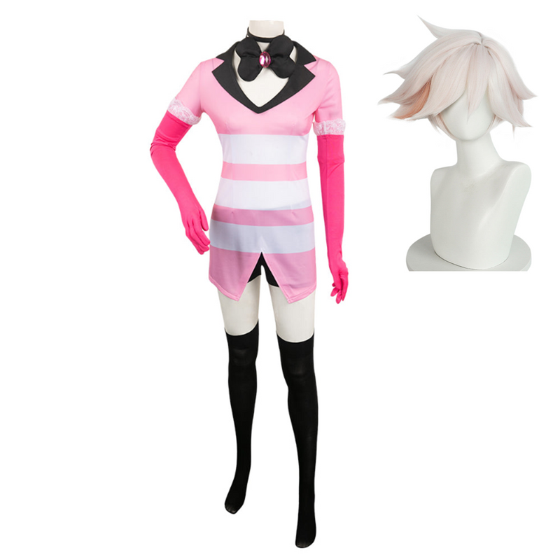 Hazbin Hotel 2024 Angel Dust Halloween Party Carnival Cosplay Costume