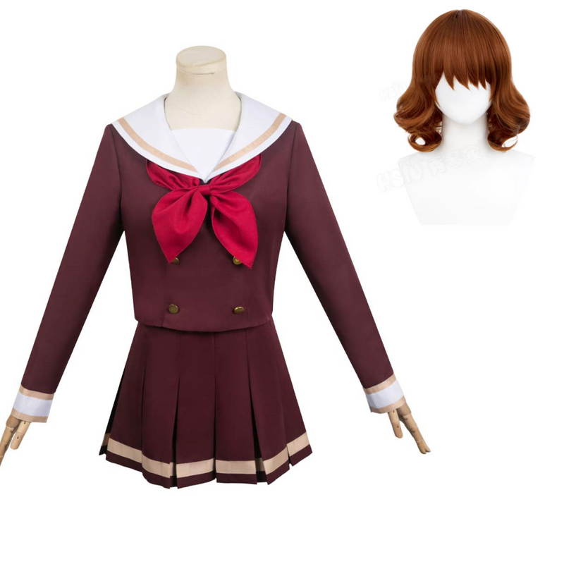 Hibike! Euphonium Kumiko Oumae Women Brown Dress Party Carnival Halloween Cosplay Costume