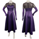 Hazbin Hotel Lilith Women Purple Dress Party Carnival Halloween Cosplay Costume