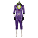 Suicide Squad Isekai 2024 Joker Purple Leather Outfit Party Carnival Halloween Cosplay Costume