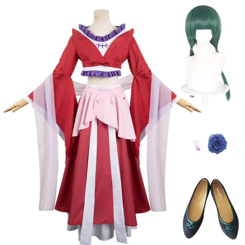 The Apothecary Diaries Maomao Women Red Dress Set Party Carnival Halloween Cosplay Costume