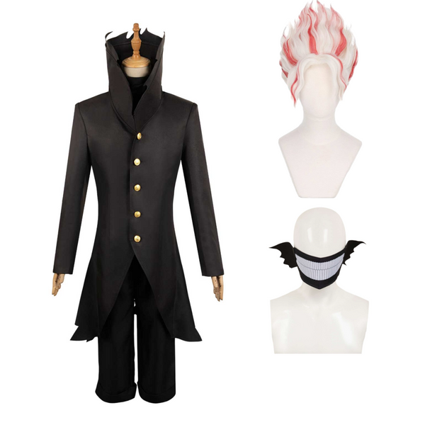 Dandadan Ken Takakura Black Outfit Party Carnival Halloween Cosplay Costume