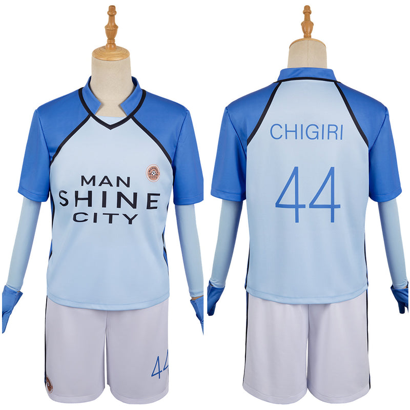 Blue Lock Nagi Seishiro Reo Mikage Hyoma Chigiri Blue Team Uniform Cosplay Costume