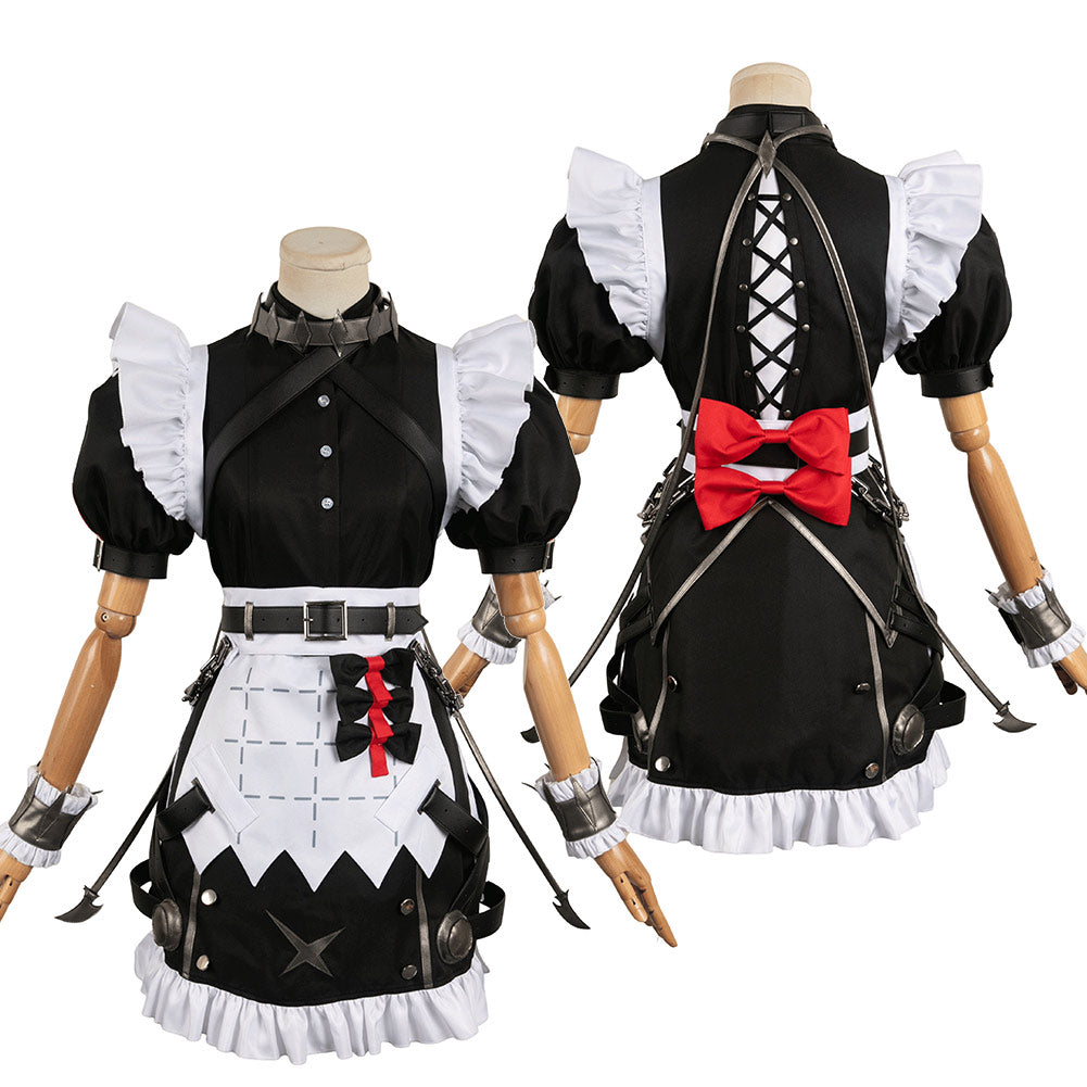 Zenless Zone Zero Ellen Joe Women Black Maid Set Party Carnival Hallow