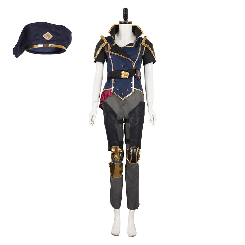 Arcane: League of Legends Season 2 (2024) Vi The Piltover Enforce Women Outfit Cosplay Costume