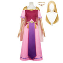 The Legend of Zelda: Echoes of Wisdom 2024 Princess Zelda Women Purple Dress Cosplay Costume