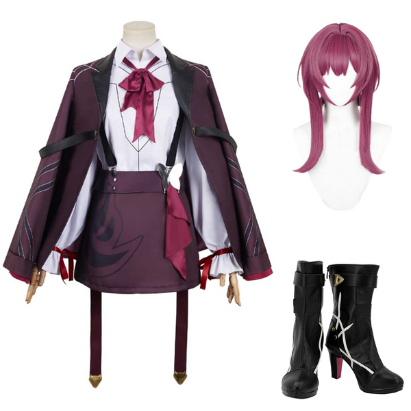 Honkai: Star Rail Kafka Women Purple Outfit Party Carnival Halloween Cosplay Costume