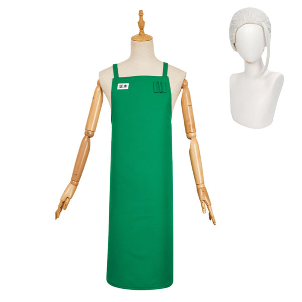 Sakamoto Days Sakamoto Taro Green Apron Carnival Halloween Cosplay Costume