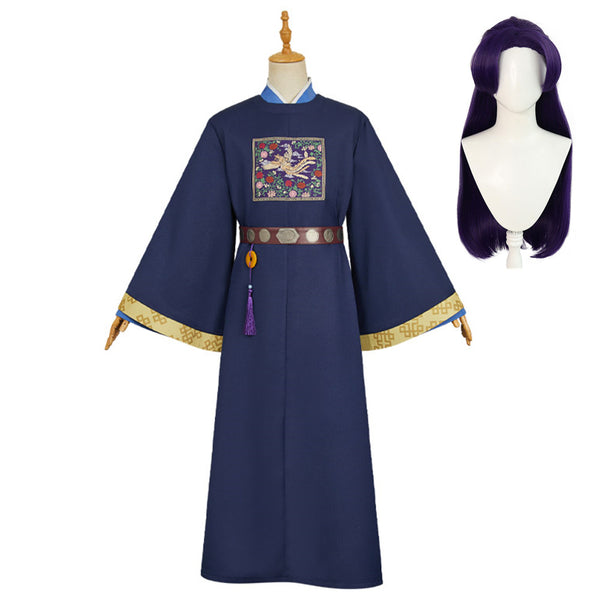 The Apothecary Diaries Jinshi Drak Blue Outfit Carnival Halloween Cosplay Costume