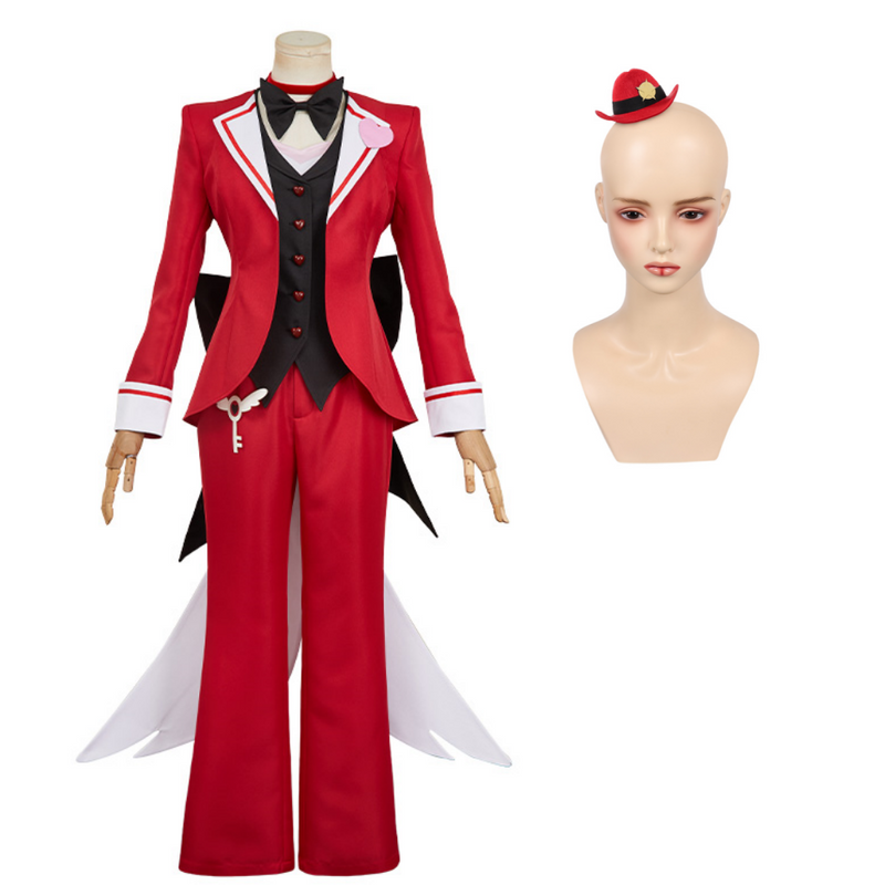 Hazbin Hotel 2025 Season 2 Angel Dust Red Outfit Women Carnival Halloween Cosplay Costume