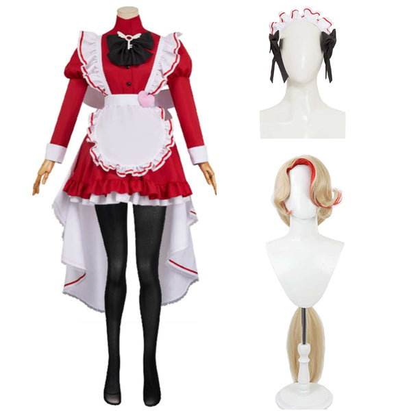 Hazbin Hotel 2025 Season 2 Charlie Red Outfit Women Carnival Halloween Cosplay Costume