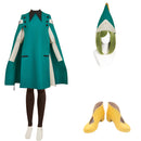 Witch Hat Atelier Coco Green Fullset Outfit Women Halloween Carnival Party Cosplay Costume