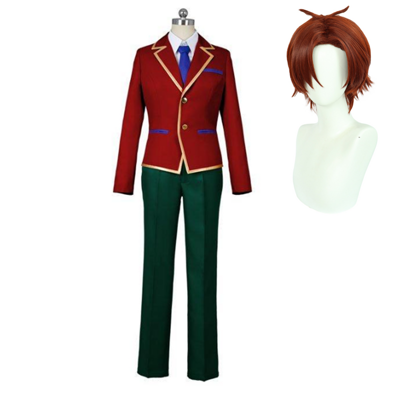 Red Uniform Halloween Party Carnival Cosplay Costume