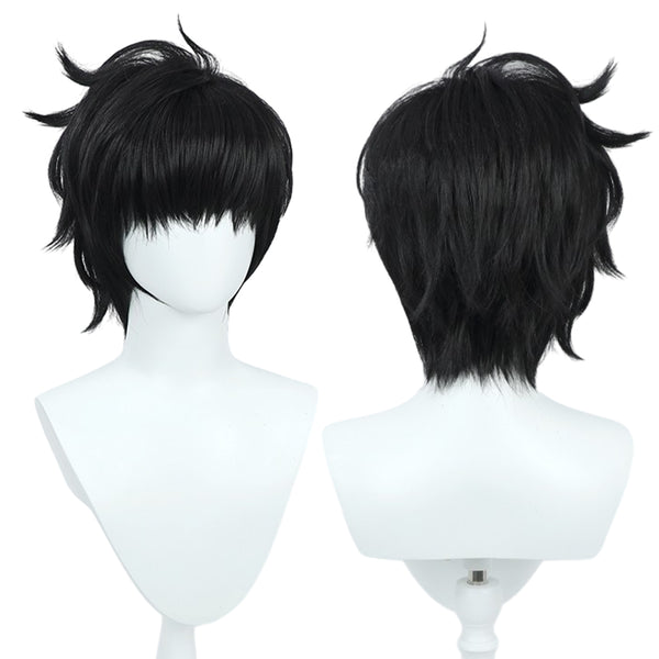 Anime Men Cosplay Wig Heat Resistant Synthetic Hair Carnival Halloween Party Props