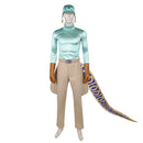 Cosplay Costume Diego Brando Steel Ball Run Green Men Halloween Carnival Party Outfits