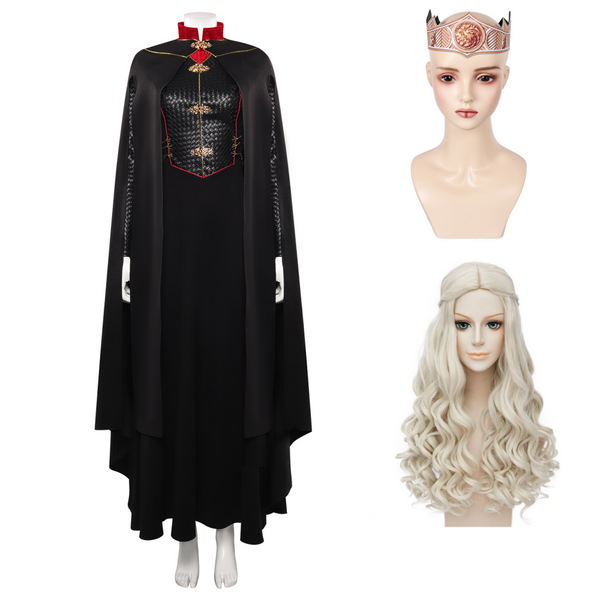 House of the Dragon Season 1 Rhaenyra Targaryen Cosplay Costume Halloween Carnival Disguise Suit