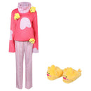 Hazbin Hotel Season 2 Lucifer Morningstar Pink Sweater Pajamas Fullset Men Halloween Carnival Party Cosplay Costume