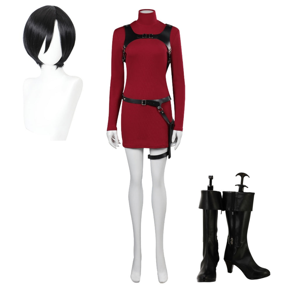 Resident Evil 4 RE: Ada Wong Cosplay Costume Halloween Carnival Party