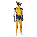 Vajra Wolf Yellow Top Pants Full Set Party Carnival Halloween Cosplay Costume