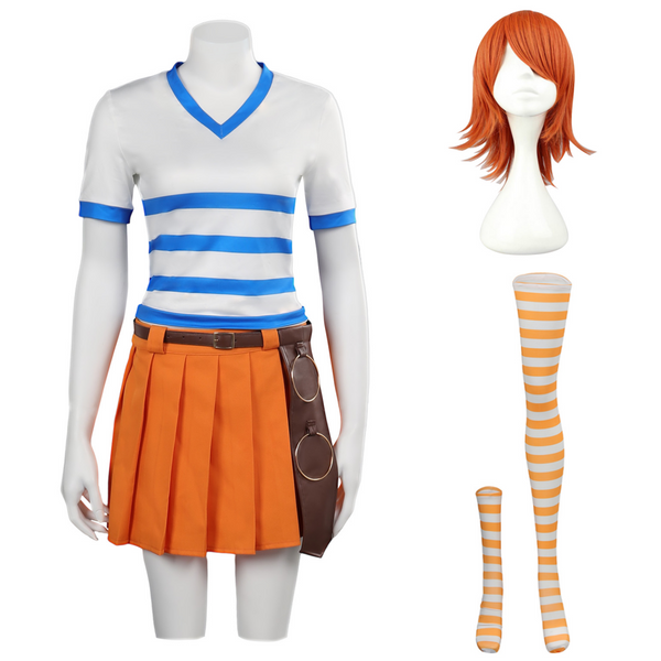 One Piece Series 2023 Nami Full Set Adult Party Carnival Halloween Cosplay Costume