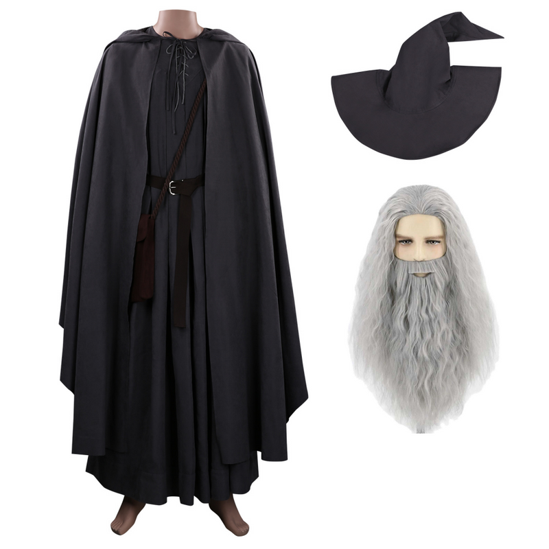 The Hobbit Gandalf Wizard Outfits Halloween Cosplay Costume