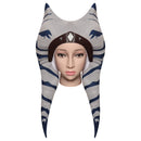 2023 Ahsoka Ahsoka Tano Black Outfits Cosplay Headgear Shoes Full Set Halloween Carnival Suit Cosplay Costume