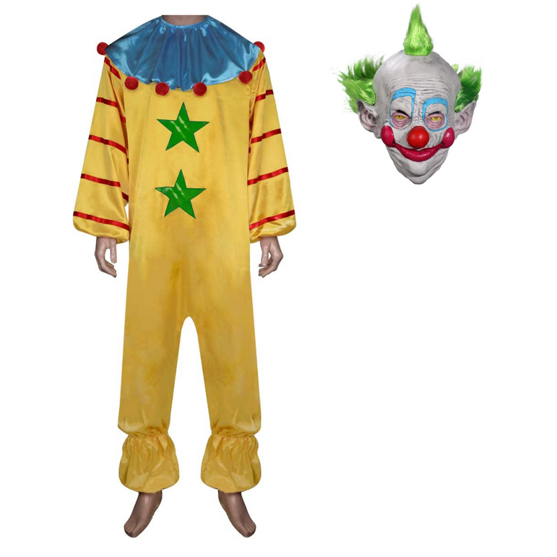 Adult Killer Klowns From Outer Space Shorty Cosplay Costume Jumpsuit Halloween Carnival Suit