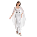 Leia Organa Medal Ceremony Dress White Dress Cosplay Costume