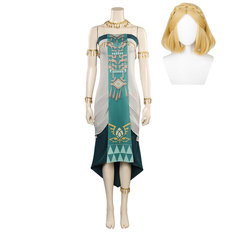 The Legend of Zelda: Tears of the Kingdom Zelda Outfits Halloween Carnival Party Cosplay Costume