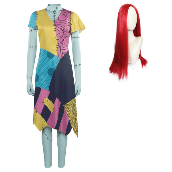 The Nightmare Before Christmas Sally Dress Outfits Party Carnival Halloween Cosplay Costume