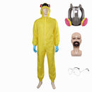 Breaking Bad Walter Yellow Jumpsuit Outfits Halloween Carnival Suit Cosplay Costume