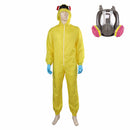 Breaking Bad Walter Yellow Jumpsuit Outfits Halloween Carnival Suit Cosplay Costume