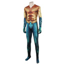 Aquaman Arthur Curry Printed Jumpsuit Outfits Halloween Carnival Cosplay Costume