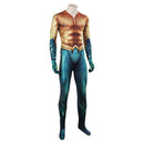 Aquaman Arthur Curry Printed Jumpsuit Outfits Halloween Carnival Cosplay Costume