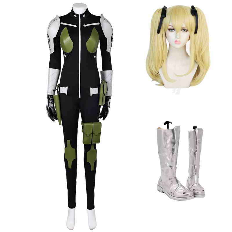 Kaiju No. 8 Mina Ashiro Kikoru Shinomiya Defense Force Jumpsuit Outfits Halloween Cosplay Costume