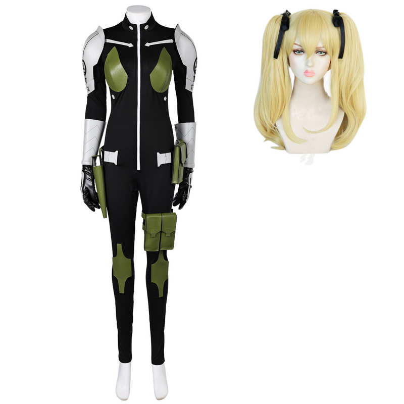 Kaiju No. 8 Mina Ashiro Kikoru Shinomiya Defense Force Jumpsuit Outfits Halloween Cosplay Costume