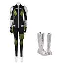 Mina Ashiro Kikoru Shinomiya Defense Force Jumpsuit Outfits Halloween Cosplay Costume