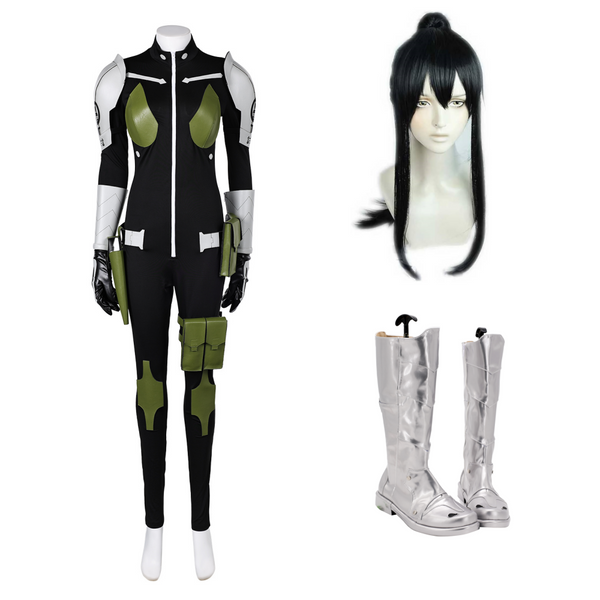 Kaiju No. 8 Mina Ashiro Kikoru Shinomiya Defense Force Jumpsuit Outfits Halloween Cosplay Costume