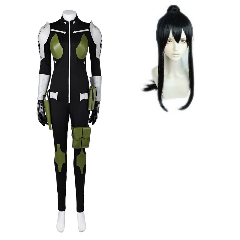 Kaiju No. 8 Mina Ashiro Kikoru Shinomiya Defense Force Jumpsuit Outfits Halloween Cosplay Costume