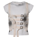 The Fall Guy Colt Seavers White T-shirt Party Carnival Halloween Cosplay Costume