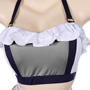 FF VII Tifa Lockhart Women White Swimsuit Party Carnival Halloween Cosplay Costume