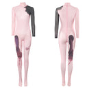 Cosplay Costume Mizi Sua Zombie Stage Scar Bodysuit Printed Jumpsuit Pink Women Halloween Carnival Party Outfits