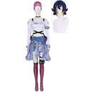 OW 2 LE SSERAFIM Kiriko Women Top Pants Set Party Carnival Halloween Cosplay Costume