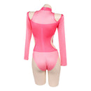 Invincible Atom Eve Women Pink One-piece Swimsuit Cosplay Costume Outfits Halloween Carnival Suit