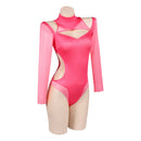 Invincible Atom Eve Women Pink One-piece Swimsuit Cosplay Costume Outfits Halloween Carnival Suit