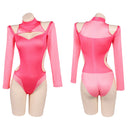 Invincible Atom Eve Women Pink One-piece Swimsuit Cosplay Costume Outfits Halloween Carnival Suit