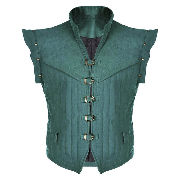 Flynn Rider Medieval Waistcoat Party Carnival Halloween Cosplay Costume