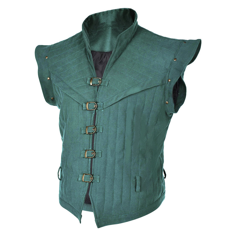 Flynn Rider Medieval Waistcoat Party Carnival Halloween Cosplay Costume