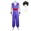 Purple Jumpsuit Wig Shoes Full Set Cosplay Costume Outfits Halloween Carnival Suit